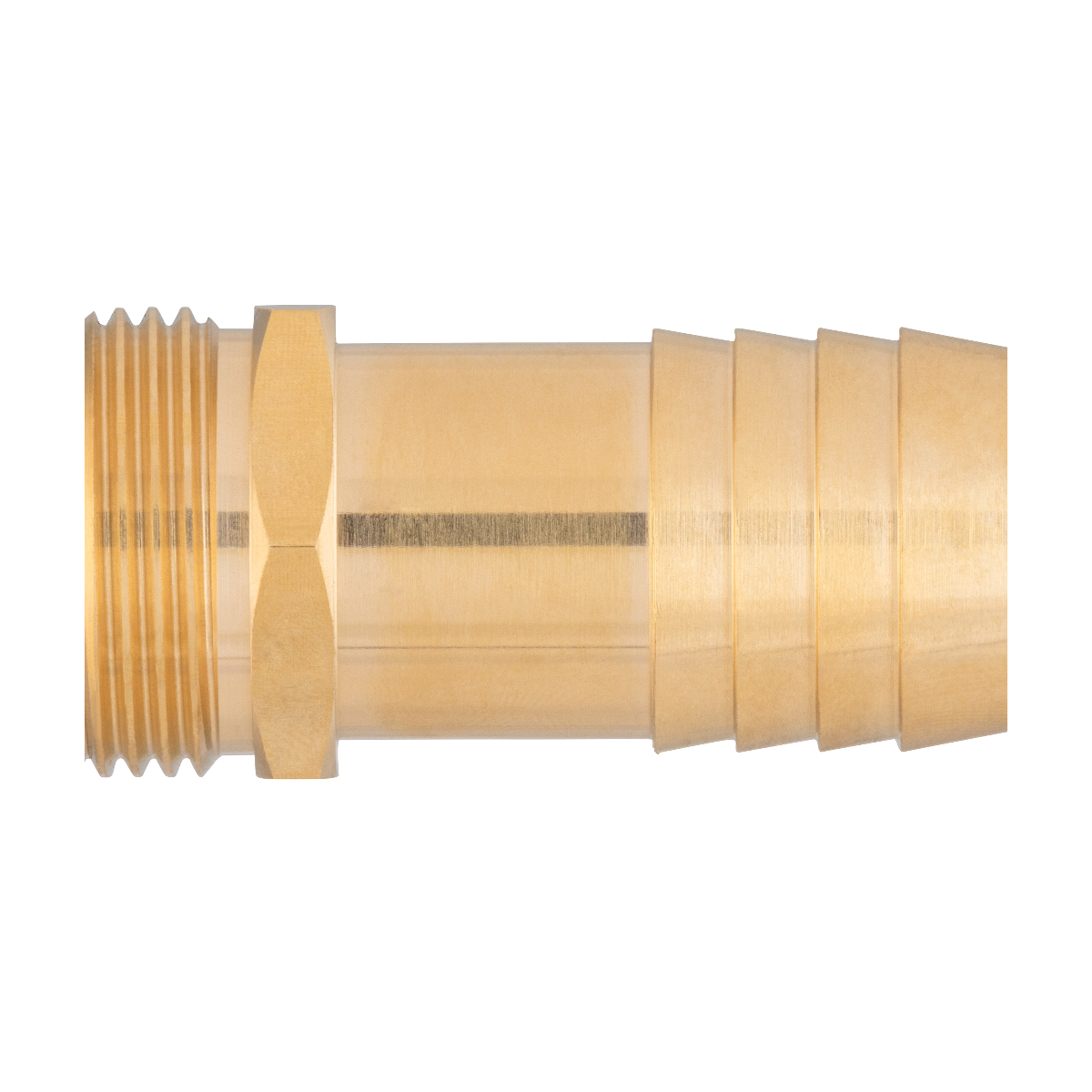 Raccord de pompe laiton mâle 3/4 (20x27) Ø19mm - mâle 3/4 (20x27)