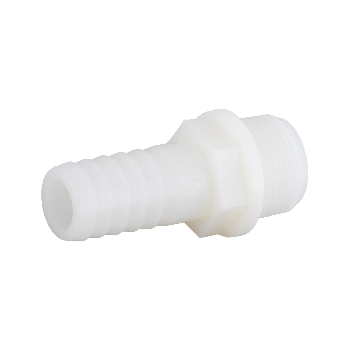 Raccord de pompe polyamide mâle 3/4 (20x27) Ø20mm - mâle 3/4 (20x27)