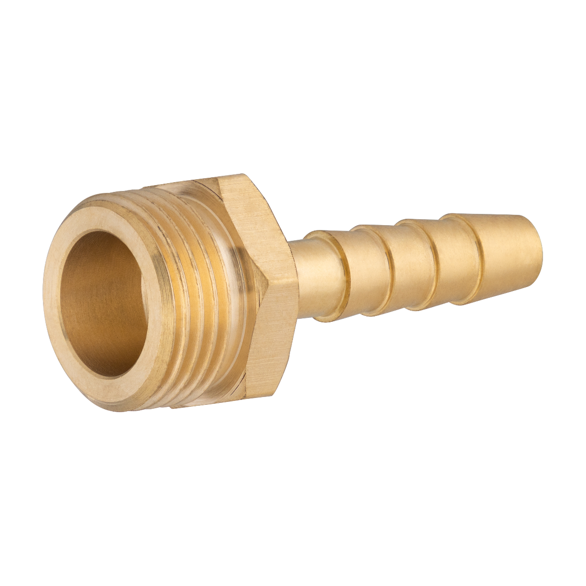 Raccord de pompe laiton mâle 3/8" (12x17) Ø6mm - mâle 3/8 (12x17)