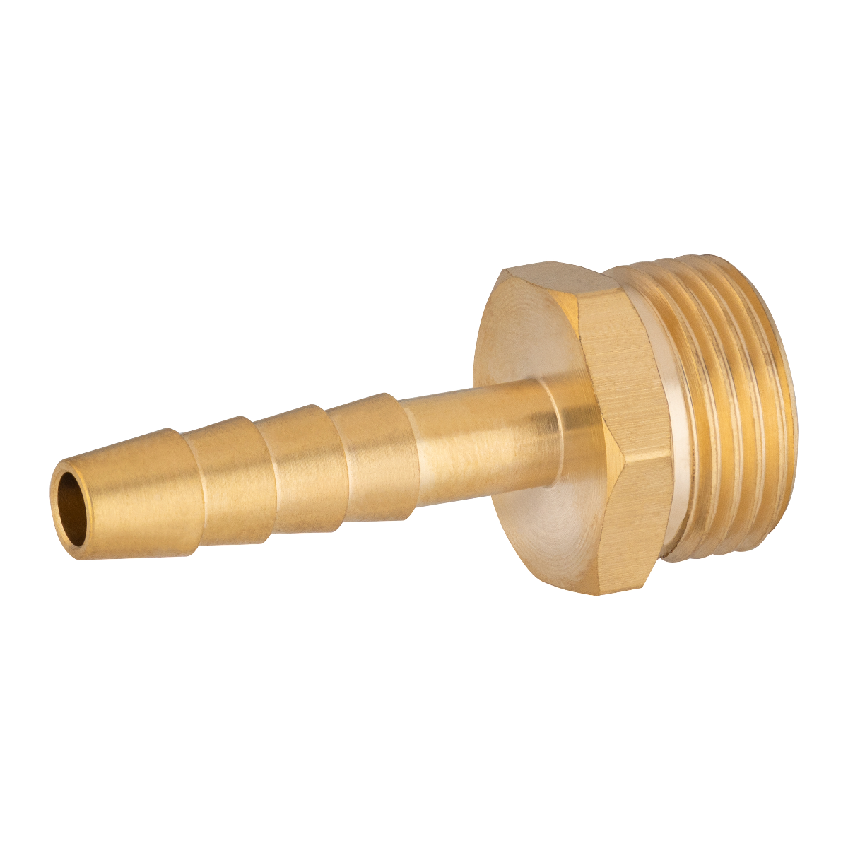 Raccord de pompe laiton mâle 3/8" (12x17) Ø6mm - mâle 3/8 (12x17)