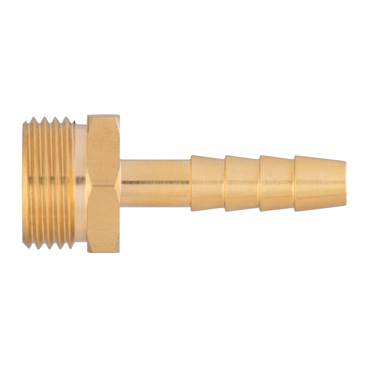 Raccord de pompe laiton mâle 3/8" (12x17) Ø6mm - mâle 3/8 (12x17)