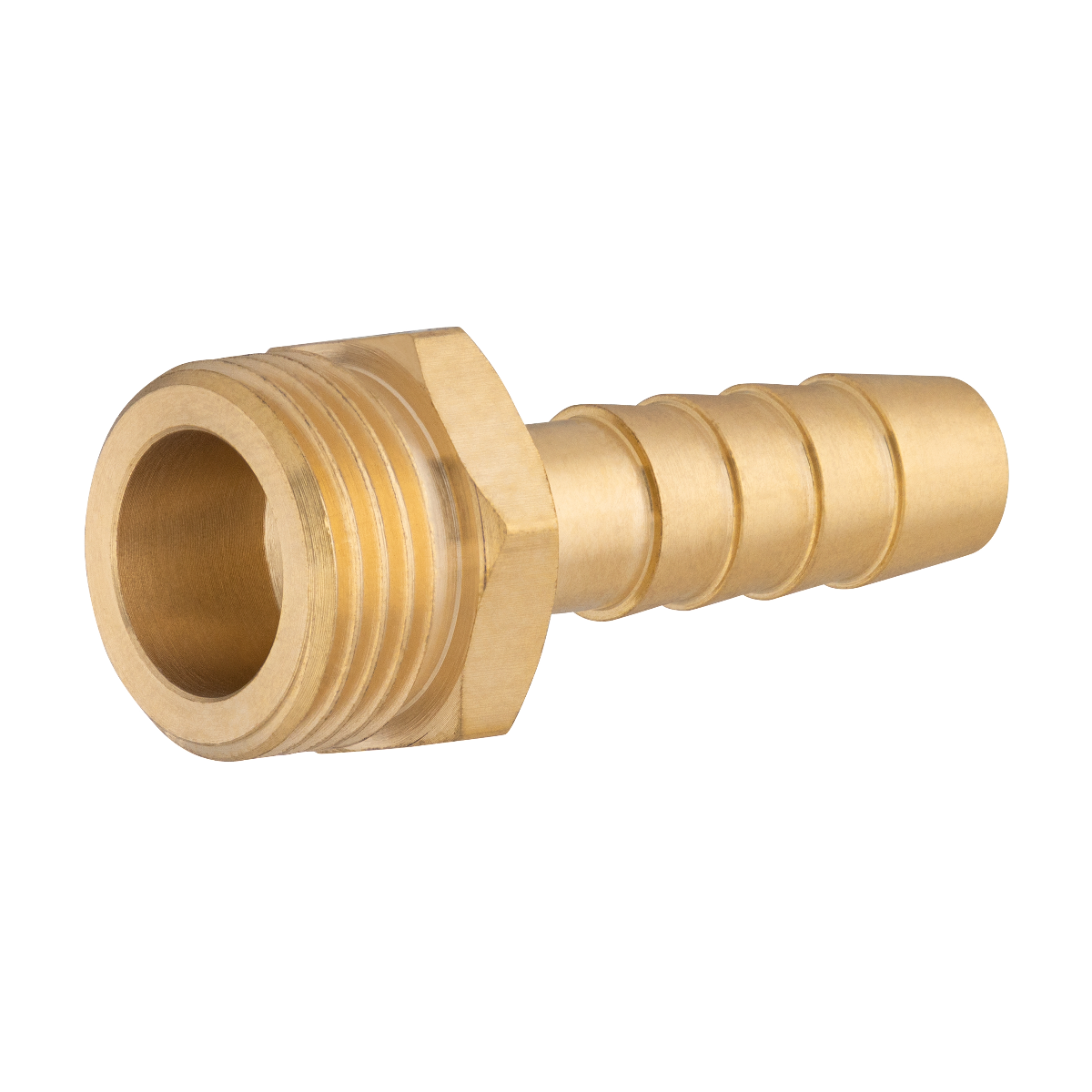 Raccord de pompe laiton mâle 3/8" (12x17) Ø8mm - mâle 3/8 (12x17)