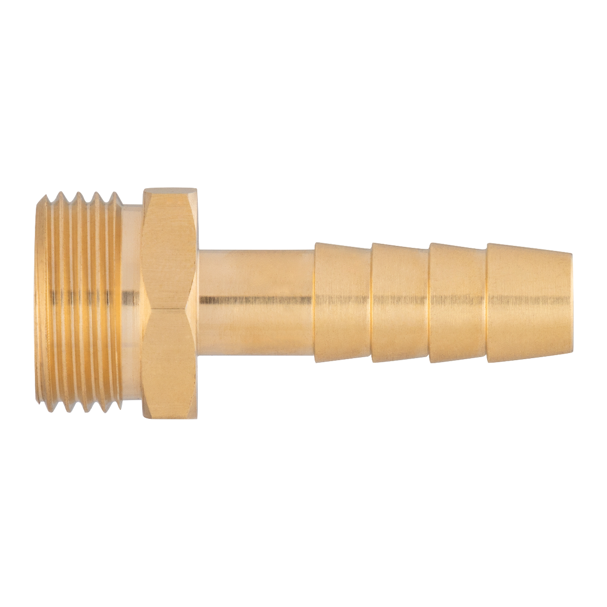 Raccord de pompe laiton mâle 3/8" (12x17) Ø8mm - mâle 3/8 (12x17)