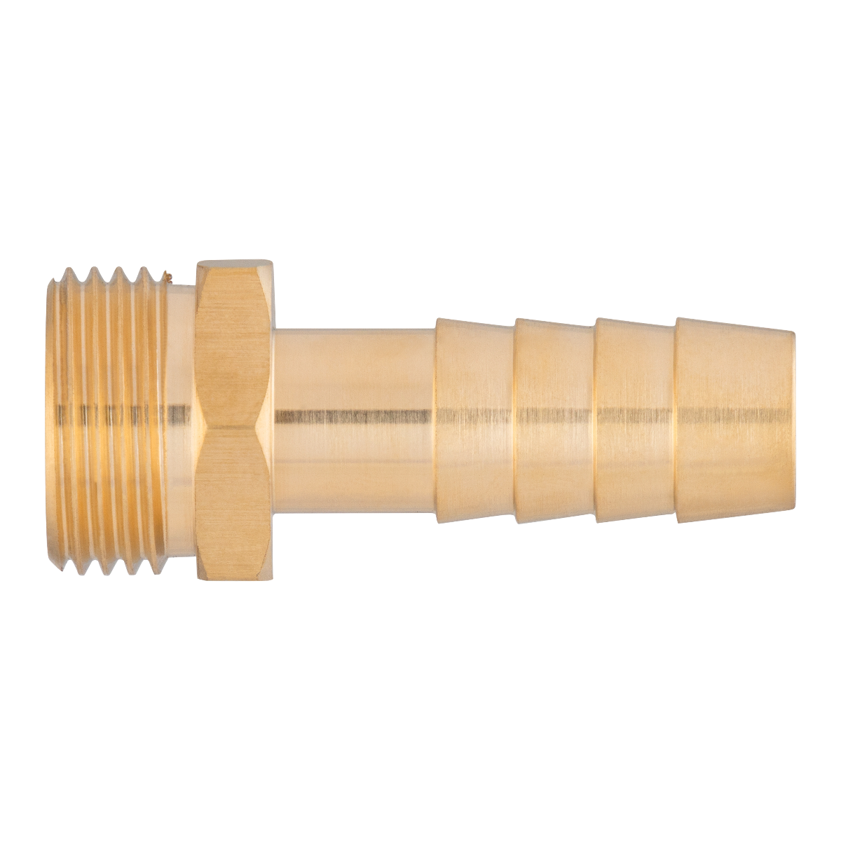 Raccord de pompe laiton mâle 3/8" (12x17) Ø10mm - mâle 3/8 (12x17)