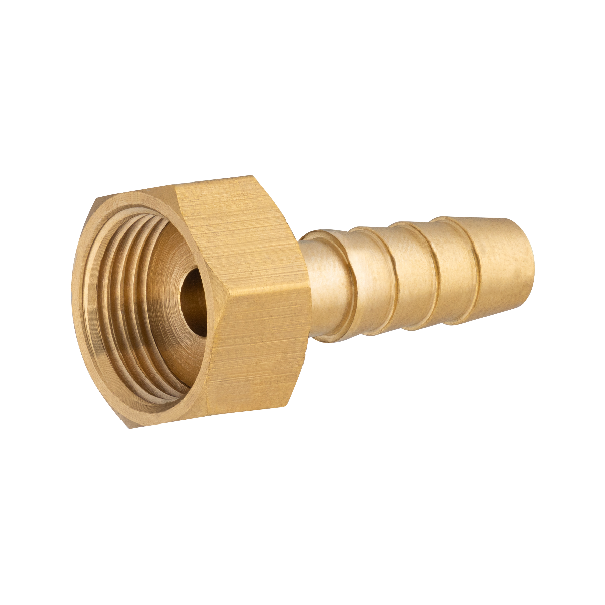 Raccord de pompe laiton femelle 3/8 (12x17) Ø8mm - femelle 3/8 (12x17)