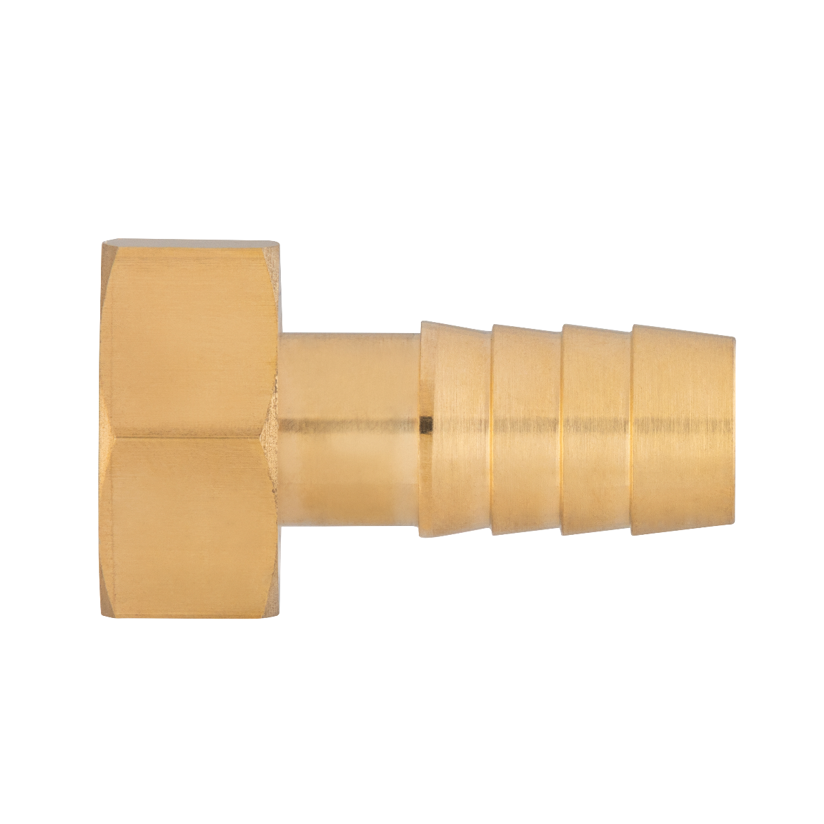 Raccord de pompe laiton femelle 3/8 (12x17) Ø10mm - femelle 3/8 (12x17)