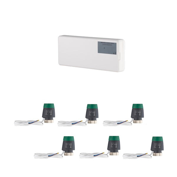 Kit boitier + servomoteurs pour collecteur plancher chauffant