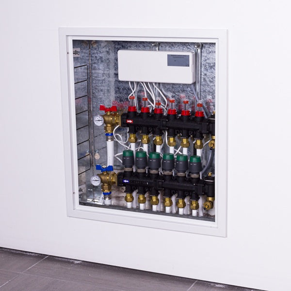 Kit boitier + servomoteurs pour collecteur plancher chauffant