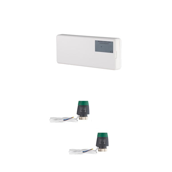 Kit boitier + servomoteurs pour collecteur plancher chauffant