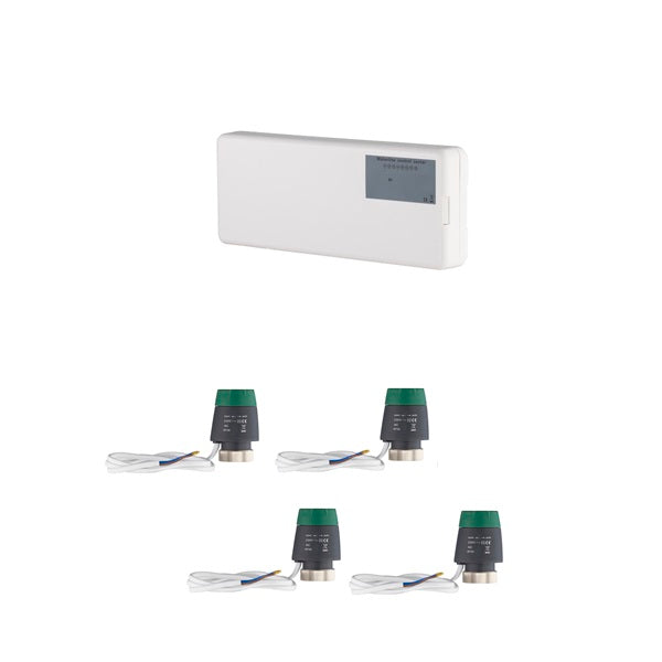 Kit boitier + servomoteurs pour collecteur plancher chauffant