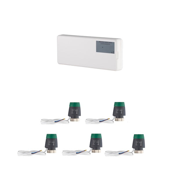 Kit boitier + servomoteurs pour collecteur plancher chauffant