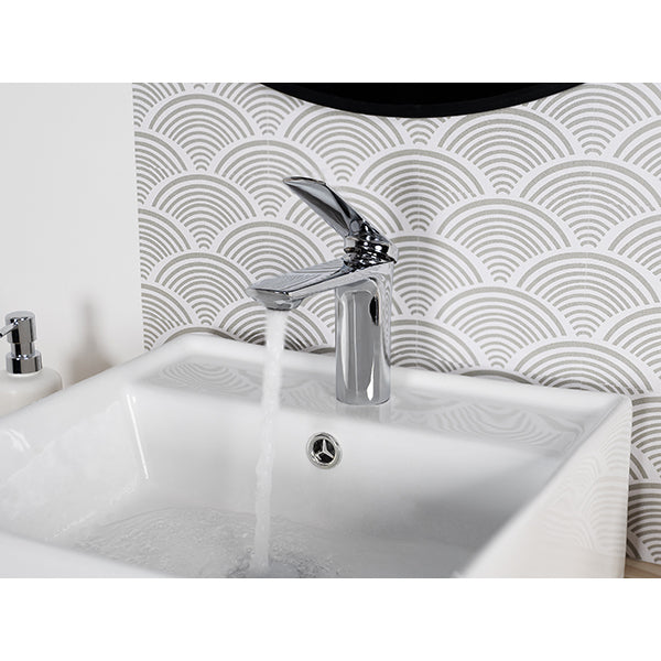 Mitigeur chromé lavabo jet