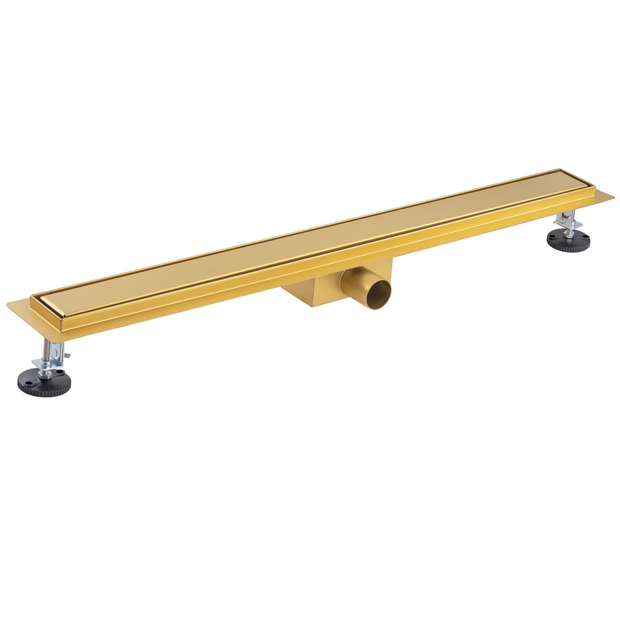 Caniveau de douche doré Italienne à carreler