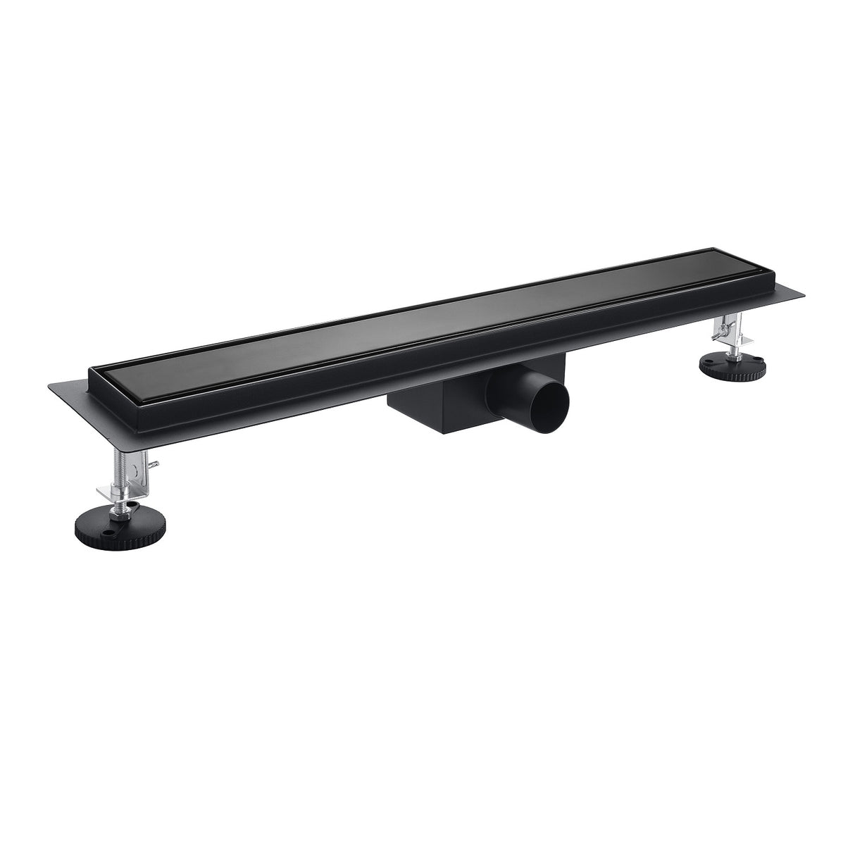 Caniveau de douche noir Italienne à carreler