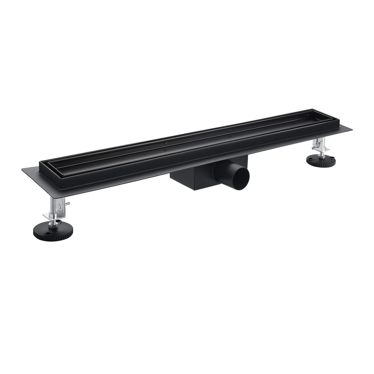 Caniveau de douche noir Italienne à carreler