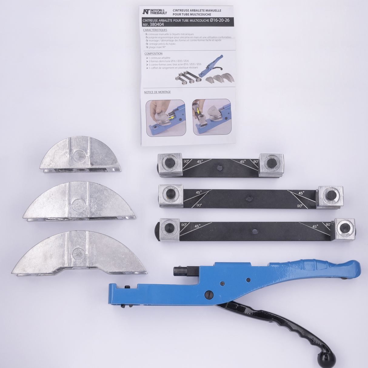 Décomposition de la cintreuse arbalète