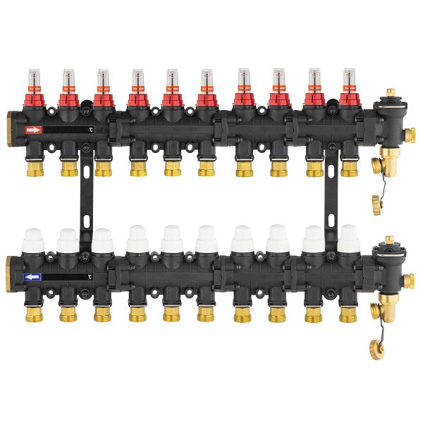 Collecteur plancher chauffant / rafraichissant 10 départs