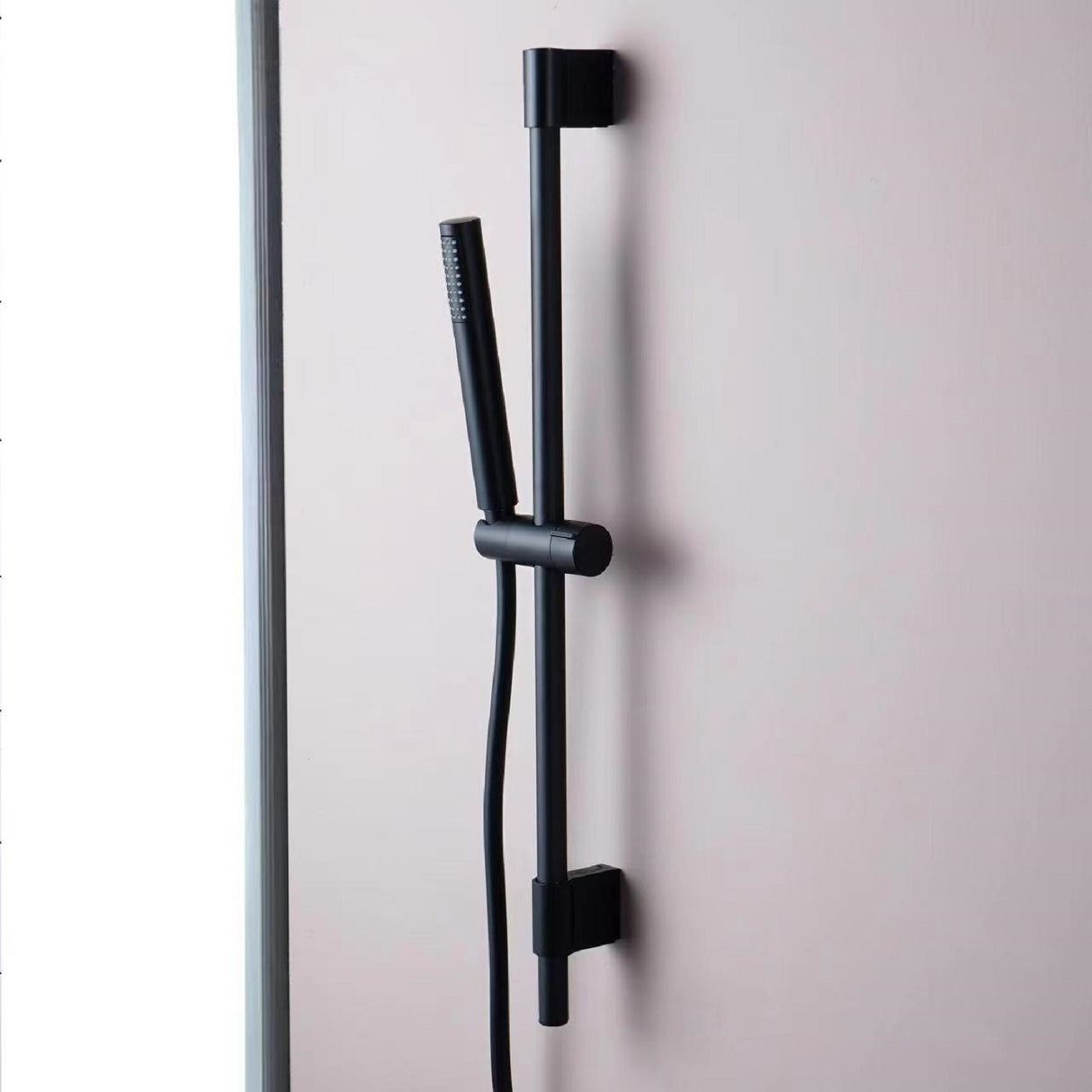 Flexible de douche PVC lisse noir