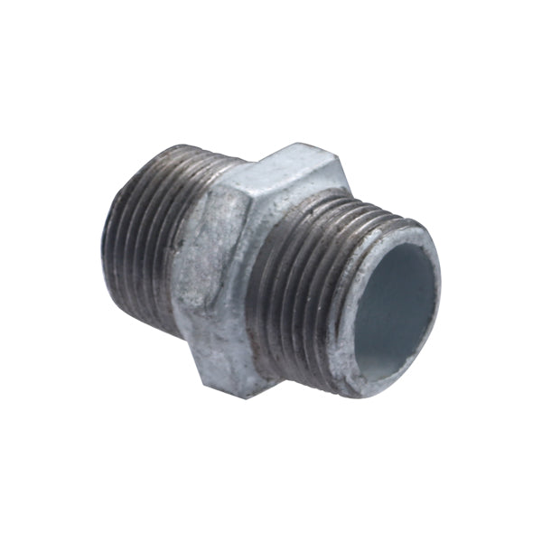 Mamelon galva à visser mâle