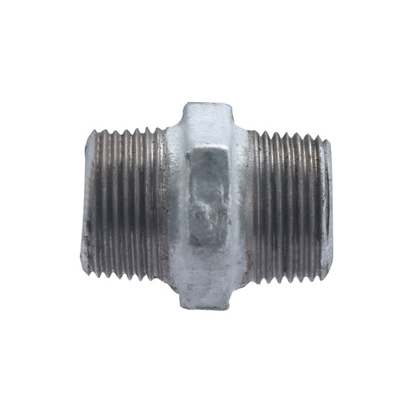 Mamelon galva à visser mâle