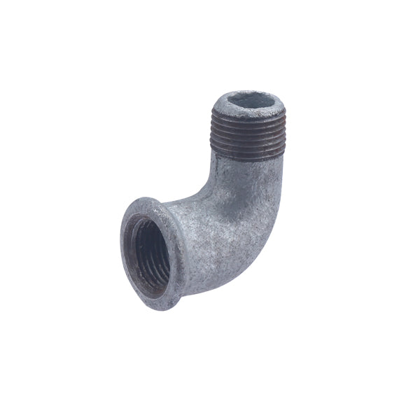 Raccord galva coude mâle femelle