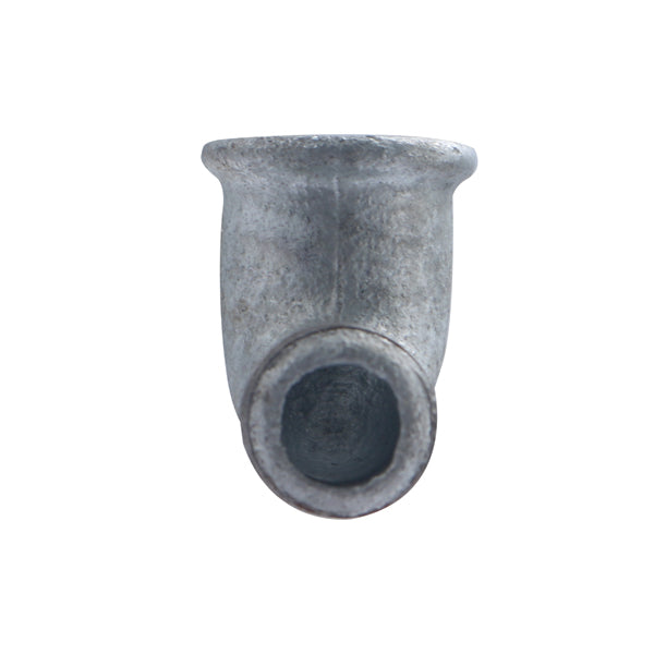 Raccord galva coude mâle femelle