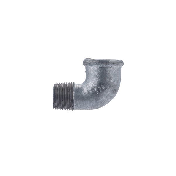 Raccord galva coude mâle femelle