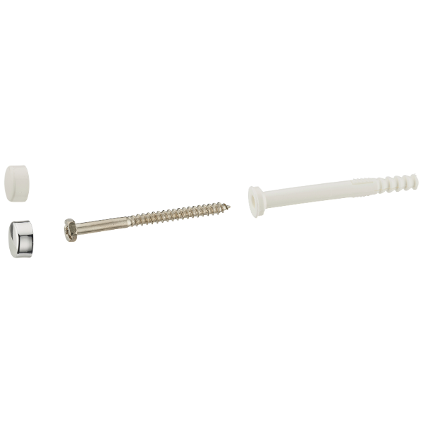 Fixations wc tirefonds 6x80 mm chevilles 8x80 mm avec cuvette de protection x2. NOYON & THIEBAULT