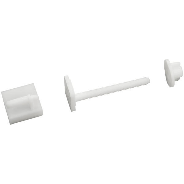 Fixations abattant vis 8x75 mm - tête carrée 27 + glissière x2 NOYON & THIEBAULT