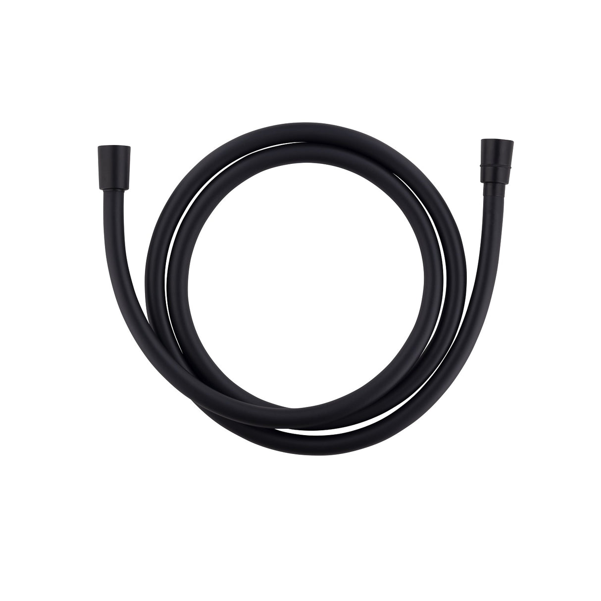 Flexible de douche PVC lisse noir