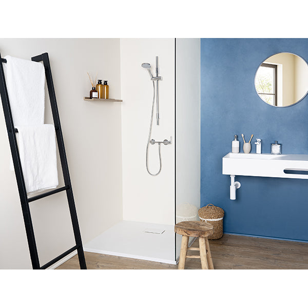 Mitigeur de Lavabo Chromé / Blanc ORIAN ambiance