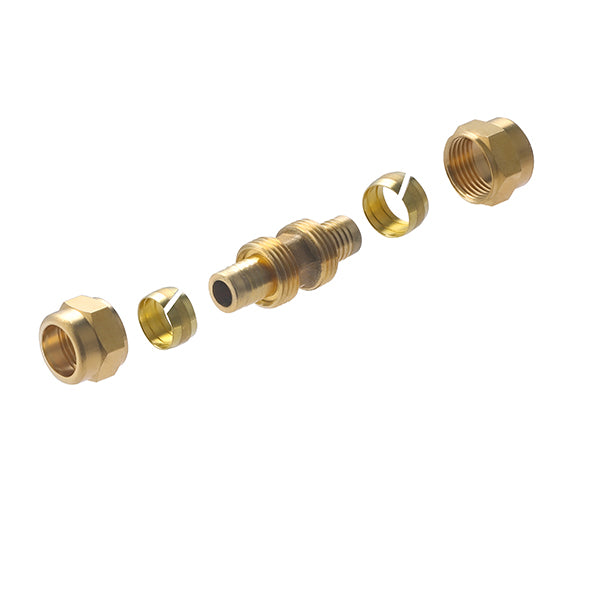 Raccord PER à Compression Jonction Égale Ø16 décomposition