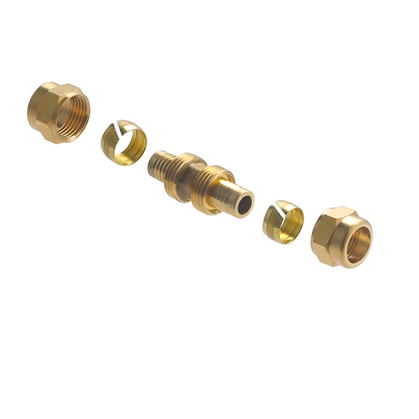 Raccord PER à Compression Jonction Égale Ø16 décomposition