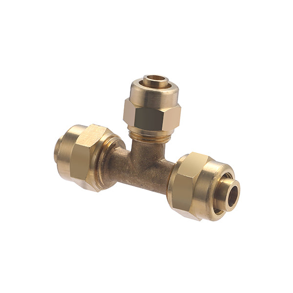 Raccord PER à Compression Té Réduit Ø16-12-16