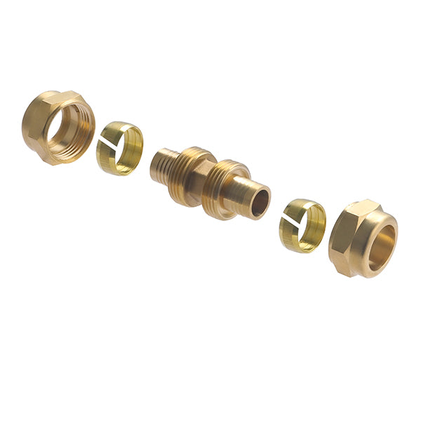 Raccord PER à Compression Jonction Égale Ø20 décomposition