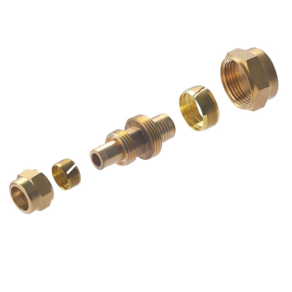 Raccord PER à Compression Jonction Réduite Ø20-16 décomposition