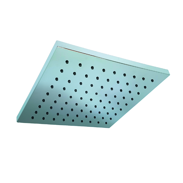 EUROSANIT Pomme de tête abs chromée carrée 200x200 mm