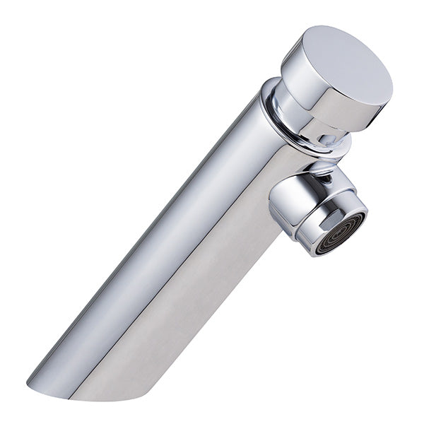 Robinet poussoir temporisé lavabo installation sur plan