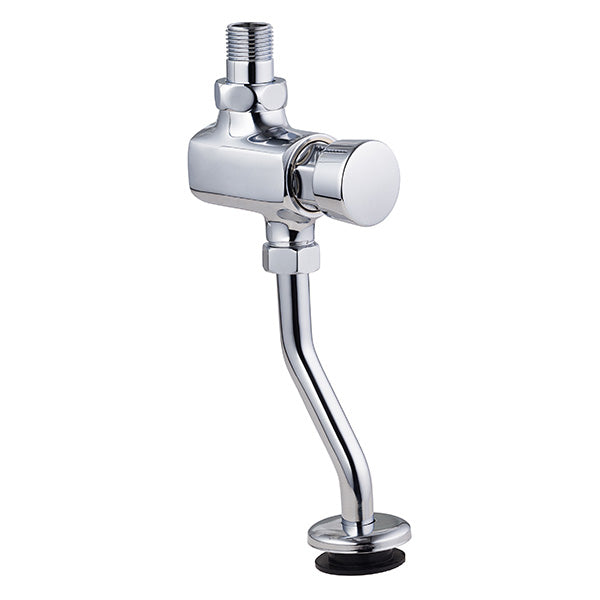 Robinet poussoir temporisé d'urinoir installation apparente