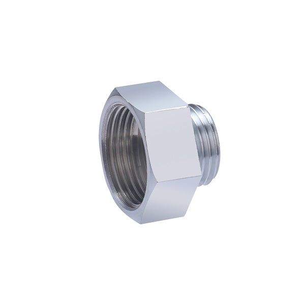 Mamelon à Visser Femelle Mâle Réduit 243 Chromé Femelle 3/4 (20x27) - Mâle 1/2 (15x21)