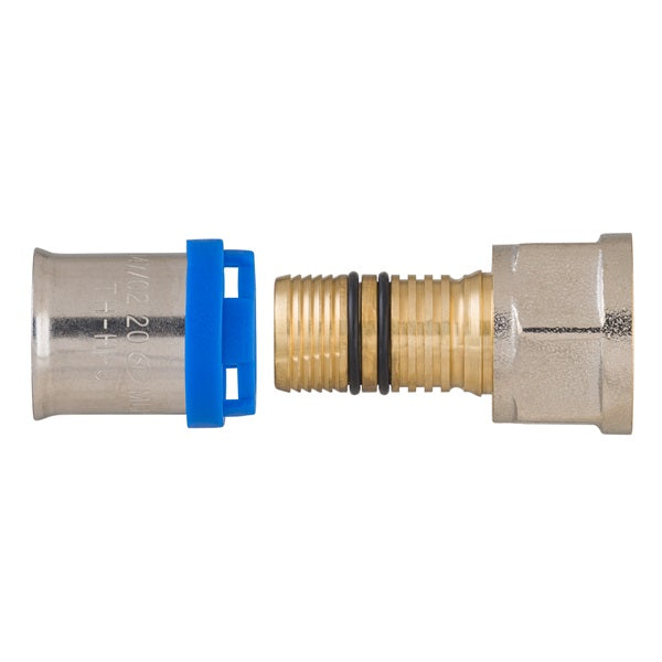 Raccord multicouche à sertir femelle fixe