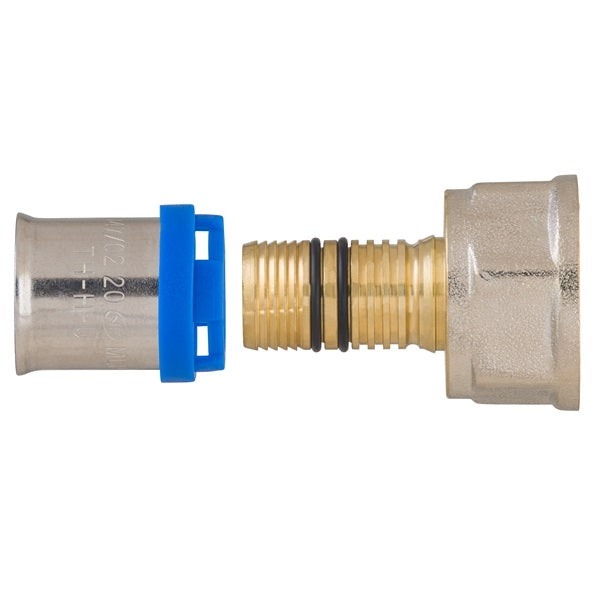 Raccord multicouche à sertir femelle fixe