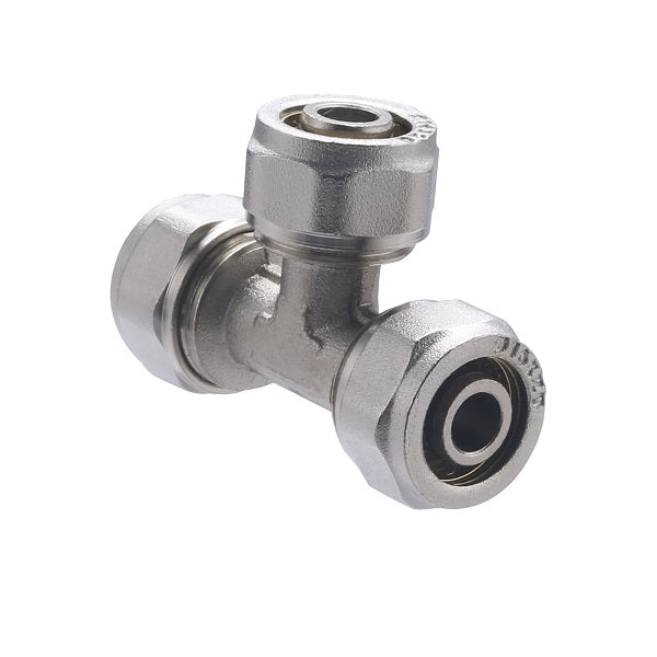 Raccord Multicouche à Compression Té Égal Ø16