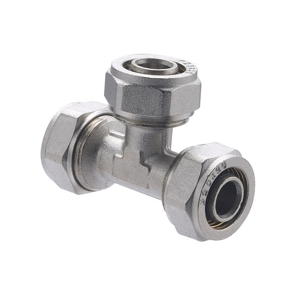 Raccord Multicouche à Compression Té Égal Ø20