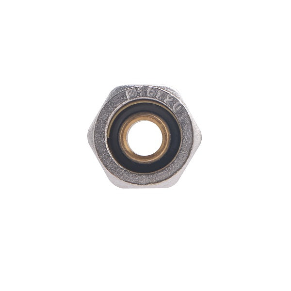 Raccord Multicouche à Compression Femelle Ecrou Libre Ø16 - femelle 1/2 (15x21)