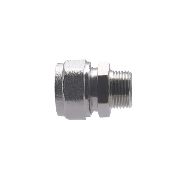 Raccord Multicouche à Compression Mâle Ø16 - mâle 3/8 (12x17)