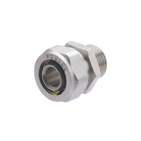 Raccord Multicouche à Compression Mâle Ø20 - mâle 1/2 (15x21)