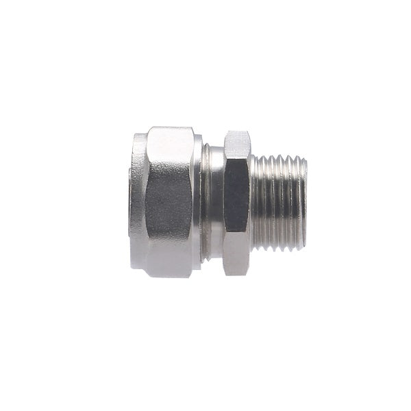 Raccord Multicouche à Compression Mâle Ø20 - mâle 1/2 (15x21)