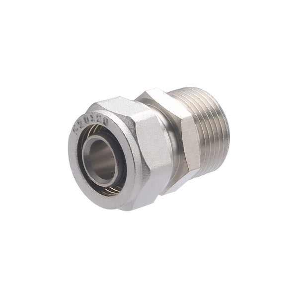 Raccord Multicouche à Compression Mâle Ø20 - mâle 3/4 (20x27)