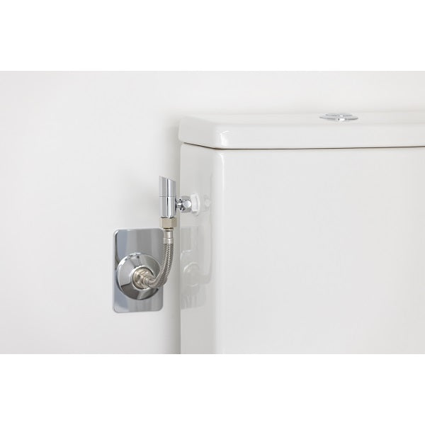 Robinet WC equerre design manette oblique